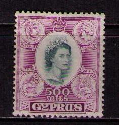 CYPRUS Sc# 181 MNH FVF Queen Elizabeth II 