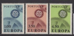 PORTUGAL SG1312/4 1967 EUROPA MNH