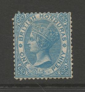 British Honduras #1 - Mint Hinged - Unwatmkd Perf 14 CV $72.50