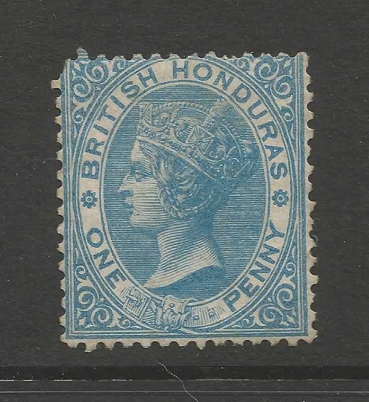 British Honduras #1 - Mint Hinged - Unwatmkd Perf 14 CV $72.50