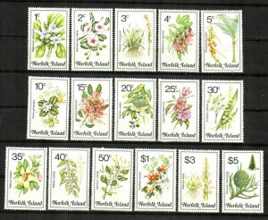 Norfolk Island Stamp 323-338  - Local Flowers