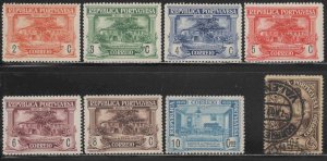Portugal #346-52, 375 ~ Unused, Used, HMR, MX  (1925)
