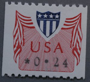 United States #CVP31a 24 Cent Type I Shiny Gum Computer Vended Postage MNH