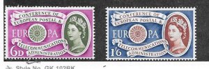 GB #377-378   EUROPA    (MLH) CV $8.00