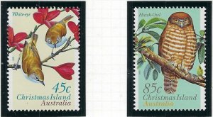 Christmas Is 399-400 MNH 1996 Birds (ak5025)