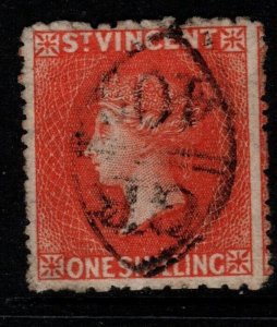 ST.VINCENT SG24 1877 1/= VERMILION USED