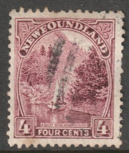 Canada Newfoundland Scott 134 - SG152, 1923 Views 4c used