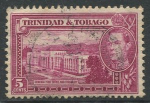 STAMP STATION PERTH Trinidad &Tobago #54 KGVI Pictorial Definitive Used 1938-41