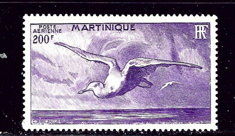 Martinique C12 MH 1947 Bird