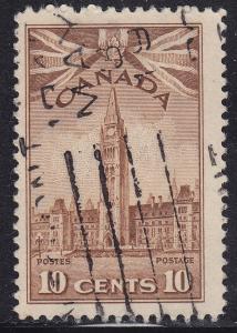 Canada 257 KGVI WWII War Issue, Parliament 1942