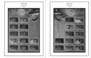 HONG KONG [SAR] 1998-2010 + 2011-2020 STAMP ALBUM PAGES (309 PDF b&w il. pages)