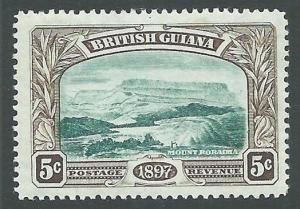 BR GUIANA 1897 5c pictorial Mt Roraima SG219 fine mint hinged..............66112
