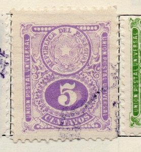 Paraguay 1910 Early Issue Fine Used 5c. 147486