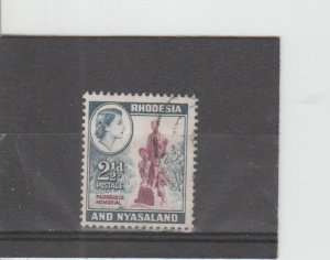 Rhodesia and Nyasaland  Scott#  161  Used  (1963 Kingsley Fairbridge Memorial)