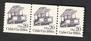 Scott # 2263, MNH, PL# 1, Strip of 3, CV = $ 1.05, Lot 260014-01