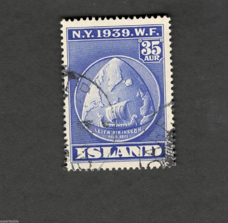 1939 SCOTT #214 NEW YORK WORLD FAIR  Θ used stamp