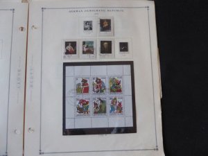 Germany and Area 1975-1977 Mint/Used Stamp Collection on Scott Int Album Pages