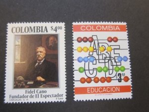 Colombia 1977 Sc 860-61 set MNH