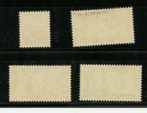 Switzerland #243-246 (SW734) Comp 1938 Lake, Pact, Voting, M,LH, VF, CV$82.50