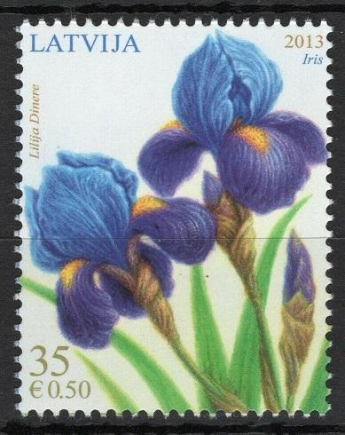 2013 Latvia 860 Flowers