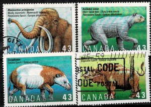 CANADA 1994 PREHISTORIC ANIMALS USED