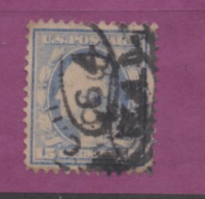 Scott # 382   used   Washington  Franklin  Issue