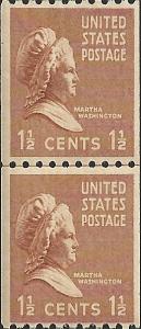 # 849 MINT NEVER HINGED MARTHA WASHINGTON