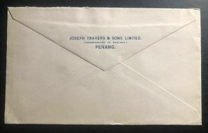 1940 Penang Malaya Commercial Censored Cover To Canners Hamilton Canada