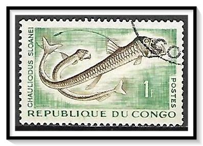 Congo People's Republic #97 Fish CTO NH