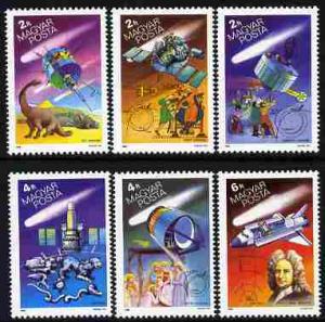 Hungary 1986 Halley's Comet set of 6 unmounted mint SG 36...