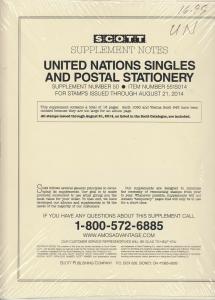 Scott United Nations Singles & Postal Stationery Supplement #50 Through 2014