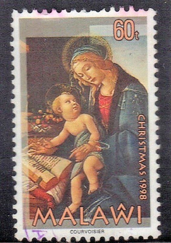 MALAWI   SC# 687  USED 1998  60t  CHRISTMAS    SEE SCAN