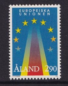 Aland islands   #113   MNH  1995  entry European Union