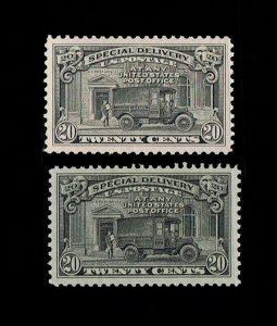 GENUINE SCOTT #E14 & E19  2 STAMPS BOTH VF-XF MINT OG NH SPECIAL DELIVERY #11935