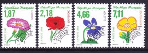 France 2666A-D MNH 1998 Flower Complete Set Very Fine