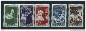 Germany/SAAR 1951 Sc B84-8 MI 309-3 MH CV 65 euro Volkshilfe