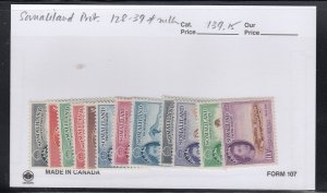 Somlailand Prot 128-39 QEII Definitive mint