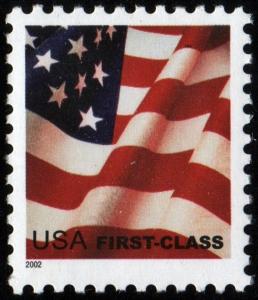 SC#3620 (37¢) Flag Single (2002) MNH