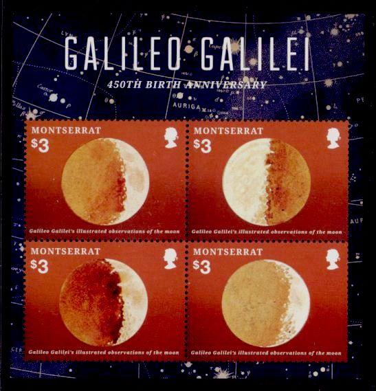 Montserrat Sc# 1343 MNH Galileo Galilei (M/S)