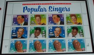 1994 U. S. 29c Popular Singers PB-10 - M, NH, F-VF, #2853a