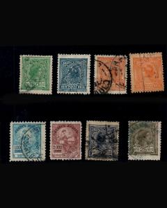 VS: BRAZIL 1918-20 SCT# 207B,208-09,11,14,15-216 $ 33.50 LT# BR2071