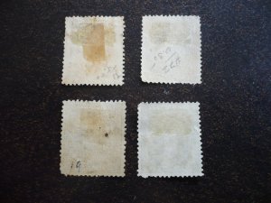 Stamps - Cuba - Scott# 71-74 - Used Partial Set of 4 Stamps