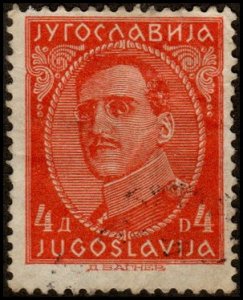 Yugoslavia 71 - Used - 4d King Alexander (Imprint) (1931)