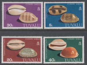 Tuvalu 129-132 Seashells MNH VF