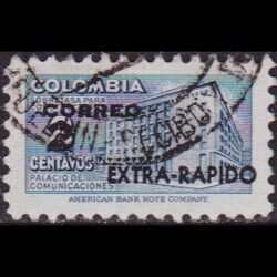 COLOMBIA 1956 - Scott# C283 Building Surch. Set of 1 Used