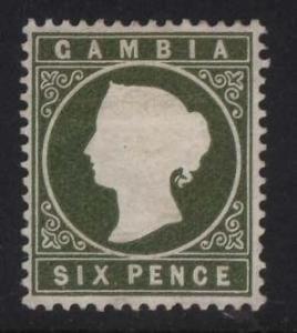 Gambia #18a VF Mint