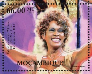 Whitney Houston Stamp Michael Jackson Kevin Costner Aretha Franklin MNH #5645 