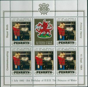 Cook Islands Penrhyn 1984 SG366 Prince Henry (5) sheetlet MNH