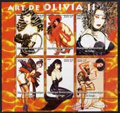 CONGO SHEET ART NUDES OLIVIA