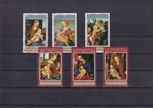 SA24b Burundi 1972 Christmas - Madonna and Child Paintings used stamps